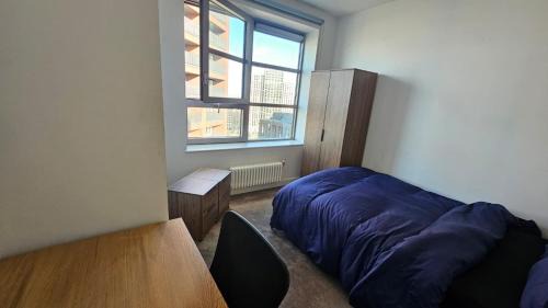 Spacious Central London Bedroom with Balcony and View