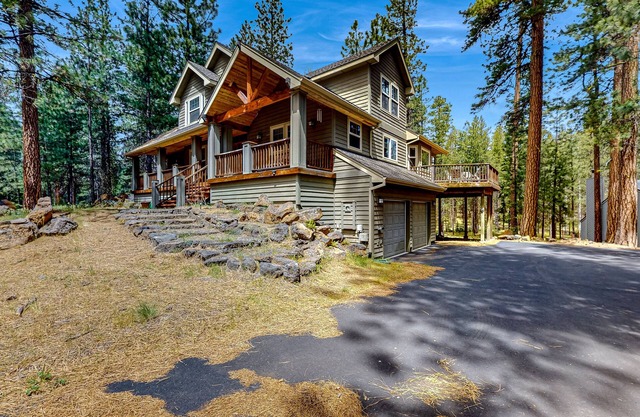 Spacious family home with wraparound deck, gas grill, and resort amenities