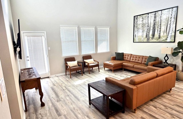 Spacious home near Austin with a large backyard perfect for enjoying sunsets.