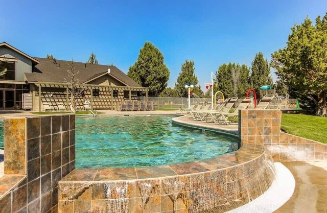 Spacious home with private deck, shared pool, and many resort amenities