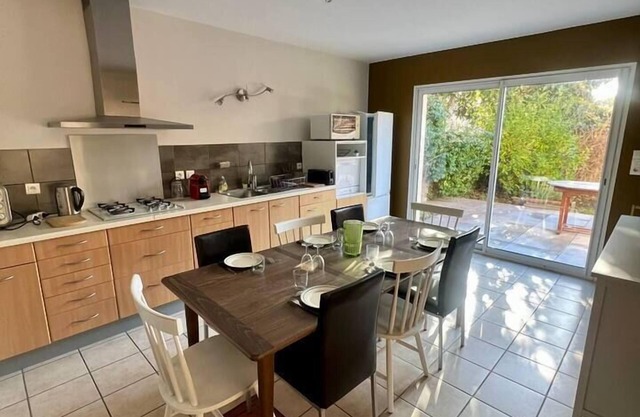 Spacious house for 8 people.