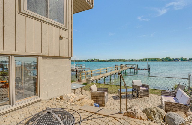 Spacious Riverfront Home w/Dock in St Clair!