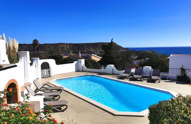 Splendid Villa with Private Pool and superb Sea Views, near restaurants & beach