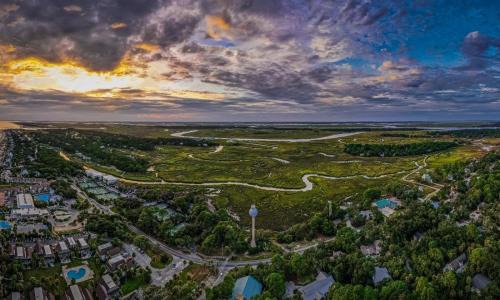 Sprawling Ocean View Home with Massive Deck, Golf Cart Included