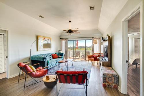 St Helena Island Retreat with Deck Walk to Beach