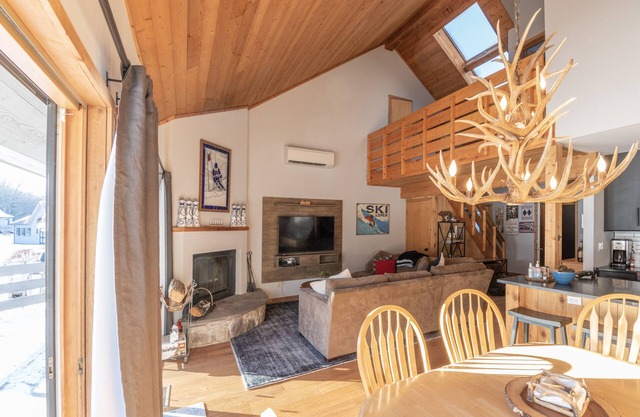 Steps away from the magic carpet that brings you right to the lodge!