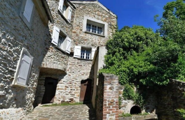 Stone farmhouse overlooking the valley