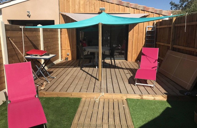 Studio 3★ 20 m² for rent + terrace 45m², 800m from the sea