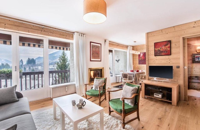 Studio-Cabine Confort, Wi-Fi, Piscine & Tennis Été, Parking - Megève Centre - FR-1-453-87