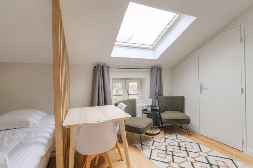 Studio cosy, climatisé, Caluire-Lyon