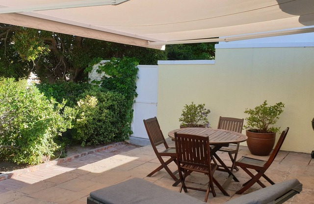 Studio in its own little house with nice terrace covered by a big awning