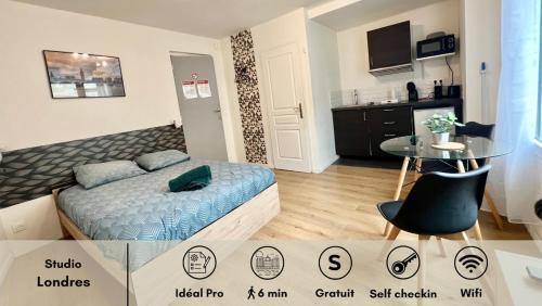 Studio Londres i cosy proche centre-ville I Châtellerault