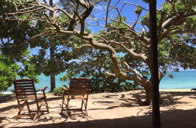 Studio Mahé. The lagoon on the doorstep.