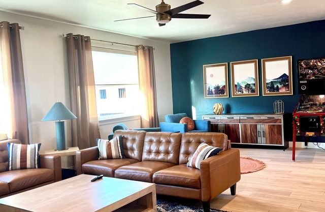 Stunning 4-BR Townhome – Family-Friendly, Biking Trails, Pool, and Games!