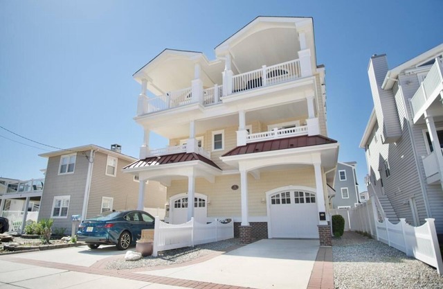 Stunning Beach Block Home with Elevator and Water Views!