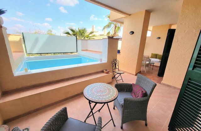 Stunning 2-bedroom apartment with splash pool! Hacienda Del Alamo, Golf Resort,