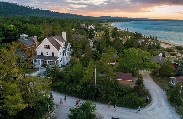 Stunning home with views of Lake Michigan, steps from the beach and downtown