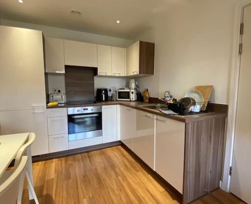 Stunning luxury spacious apartment with balcony in London.