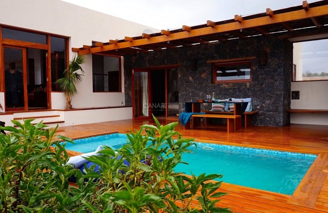 Stunning Villa Sant Luis with Heated Pool, Close to Playa de Ugán in