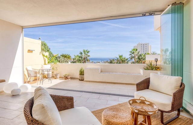 Sun-Drenched Apartment in Estepona - 2BR, Pools, Near Beaches & Old Town