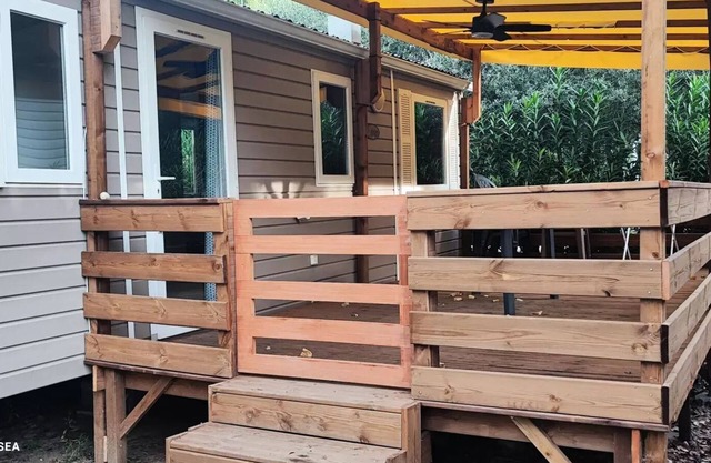 Sun & Sea - Camping Le Bosc * - 834 MOBILE-HOME 3 ROOMS CLIM TV 6 persons