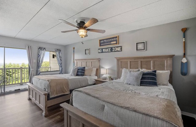 Sunrise and Lake Winni views on your private balcony!