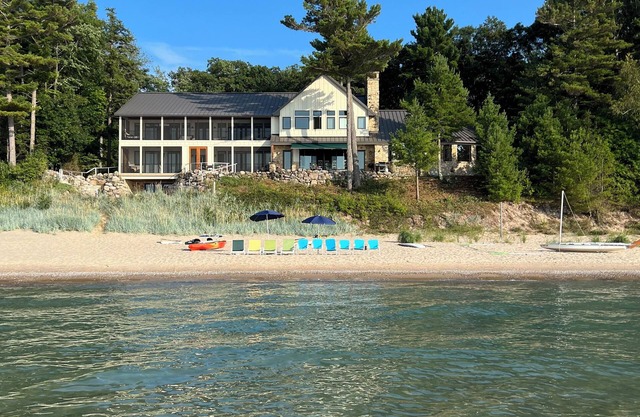 Sunset Views on Lake Michigan Beach - perfect for large family gatherings!