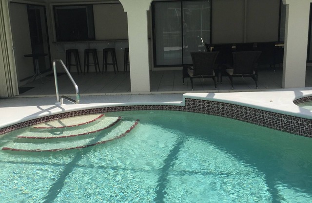 Sunshine Canal with an in ground pool