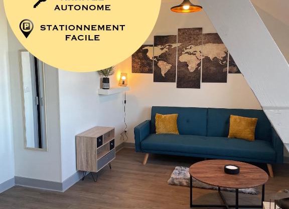 T2 4 pers face gare SNCF Appart Hotel le Cygne 6