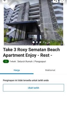 Take 3 Roxy Sematan Beach Apartment