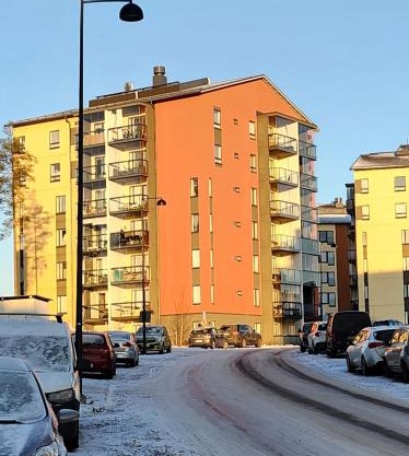 Tasokas 2 h + k + s Söderkullassa - huikeat näköalat