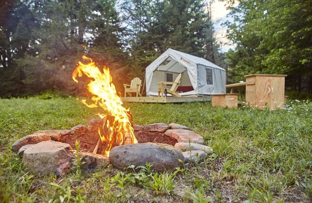 Tentrr Signature Site - Sugarloaf Mountain Meadows Camp on Schoharie Creek NY