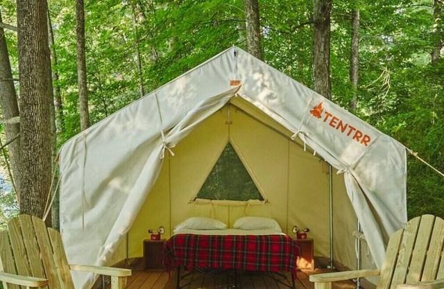 Tentrr State Park Site - WV Coopers Rock State Park - Site J - Single Camp