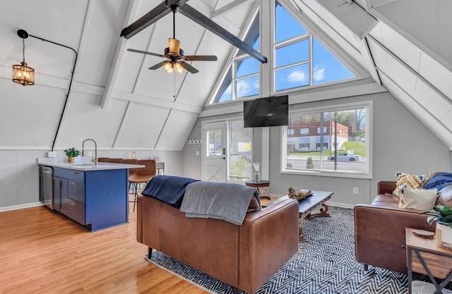 The A-Frame. Centrally located to downtown Bristol and the new Hard Rock Casino.