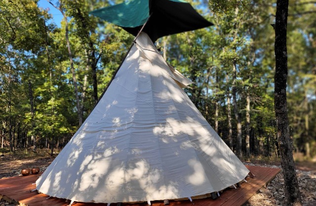 The Crow Tipi at Cedar Ridge Ranch & Trails