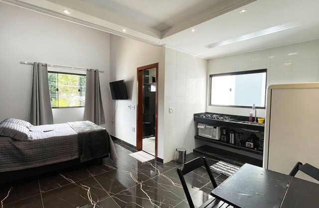 The Férias Loft confortável c cozinha