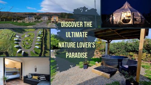 The Getaway - The Hen Harrier - Luxury Glamping Cabin with Hot Tub