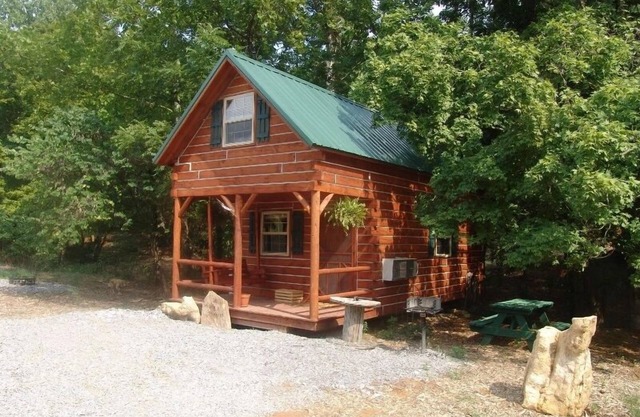 The Hickory Hollow Log Cabin by Garden of Gods in the Shawnee National Forest