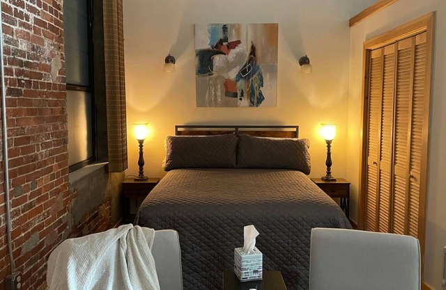 The Rustic Red Studio Loft in Historic Pawtucket RI