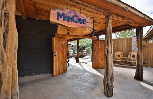 The stunning Ranch house is our ManCave