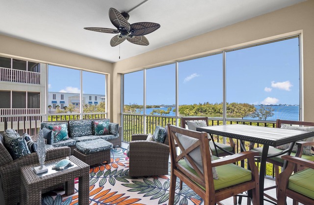 The Sunset Retreat Is A Luxury 3/3 Condo Overlooking Anna Maria Sound.
