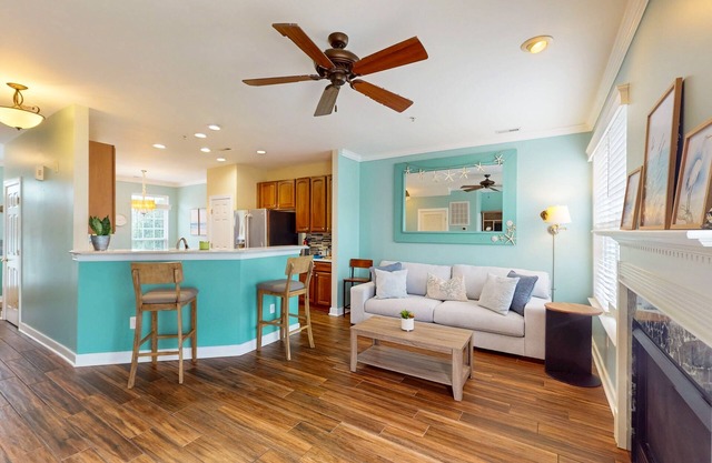 The Villages of Five Points condo w/community pools, tennis courts, shops