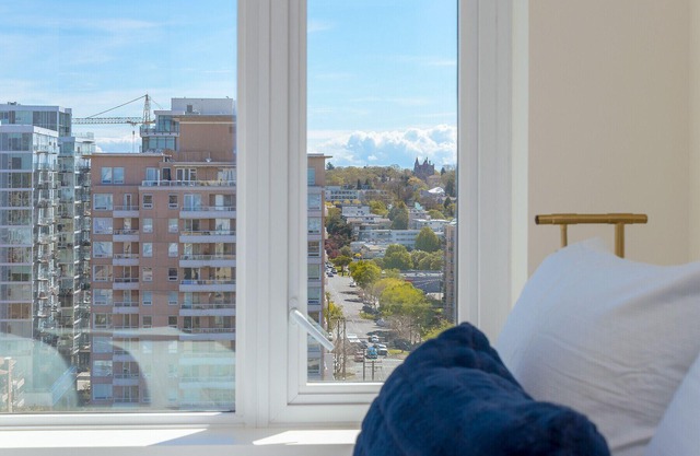 The Vista-Views from 15th Floor, Work Desk and AC