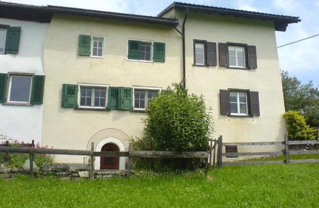 The Walserhaus with mountain views
