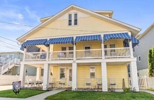 This 6 bedroom North Wildwood home with a large yard and wrap around deck sleeps 18 of your closest family and friends!