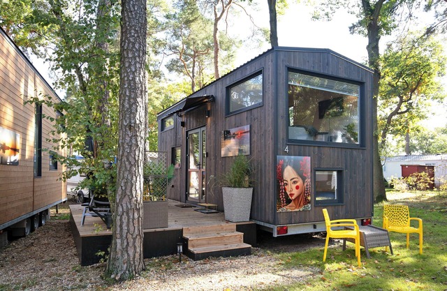 Tiny Home 'Tiny House No. 4' with Private Terrace, Wi-Fi and Air Conditioning