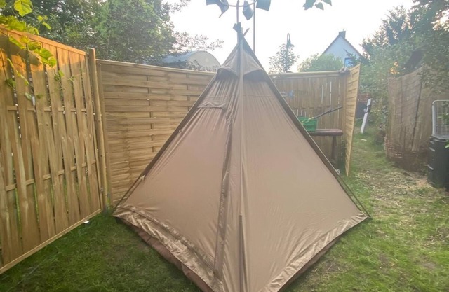 Tipi in the countryside