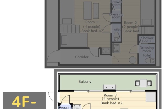 Tokiwa4F Tiny house with balcony near the shopp/Takamatsu Kagawa