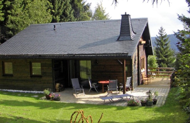 Top location Willingen with panoramic view directly at the forest and ski slope.