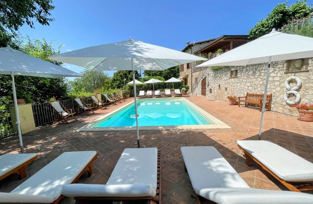 Torretta sleeps 5 with pool and exclusive gardens plus private verandah